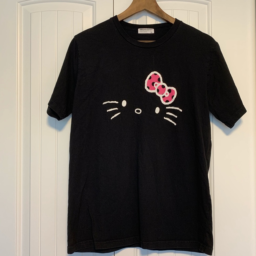 Cute Hello Kitty Black T-Shirt from Japan (large)